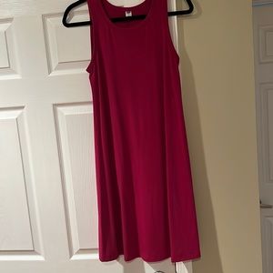 Pink tank dress in great condition